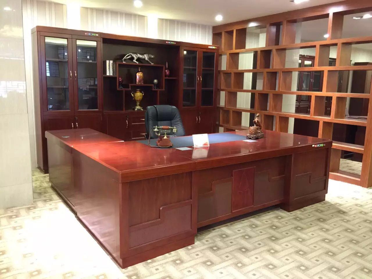 實木辦公家具大班臺 實木辦公家具大班臺